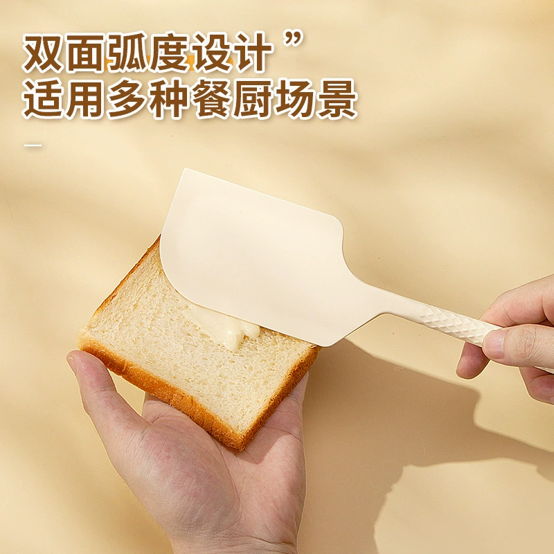Силиконовая лопатка для выпечки, кремовая лопатка, кисть для масла, продукты пищевого качества, термостойкая, интегрированная скребок, скребок