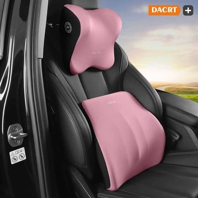 Back Cushion for Home Use, Waist support - peach-powder-headrest-waist