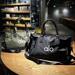 美式手提旅行包 男短途行李袋防水女健身单肩斜挎大容量出差alo包