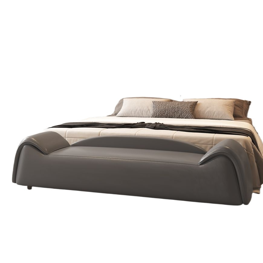 Italiano simple guarnición de cuero de gato taburete de cola de cama pareja cama moderna cabecera casera zapatos de cambio de dormitorio armario sofá taburete image 6