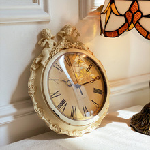 5ZV7批发美式钟表组合客厅复古墙面欧式古典挂钟挂墙装饰挂画摆件