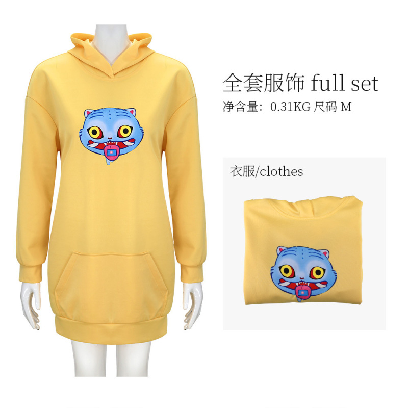 恶魔女团米拉cos服万圣节嘉年华派对电影cospaly猎人紫色睡衣套装|undefined