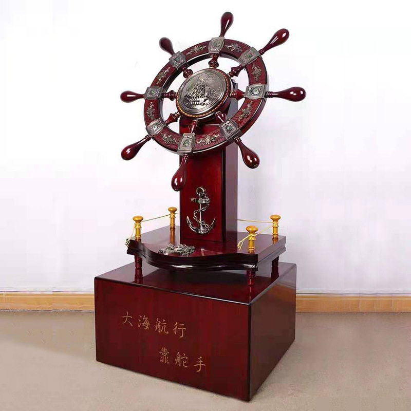 开业送礼领航舵摆件开业礼品庆典礼品舵手船舵大摆件包装运输送门-阿里巴巴