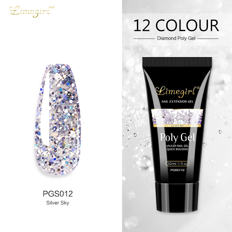 30ML uñas arte papel libre titular extensión rápida modelo de cristal pegamento indoloro UV extensión pegamento indoloro fototerapia cristal pegamento