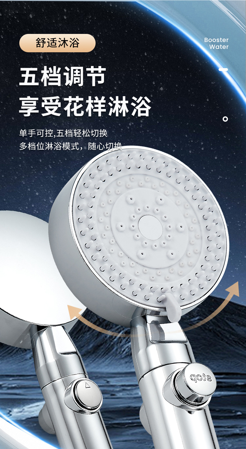 Pressurized shower head, shower filter, bath faucet, bathroom heater, bath hose stand, showerhead set undefined