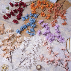 3叉火焰花高只婚慶仿真家居婚禮堂裝飾假絹花火焰花批發道具