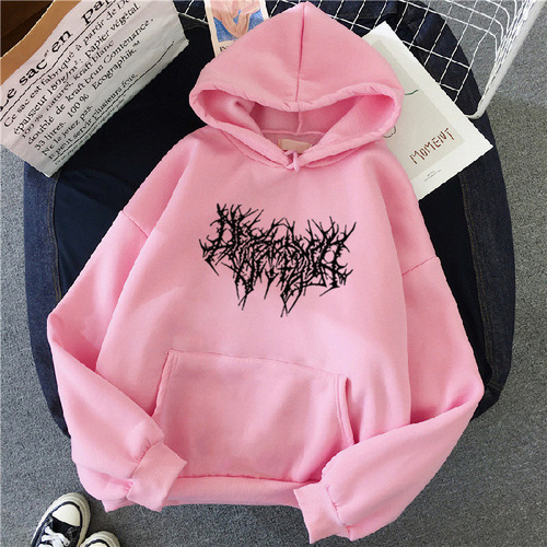  Southeast Asia Hooded Sweatshirt for Women - Autumn New Korean Style Loose Women's Top - Versatile and Simple Student Fleece-lined