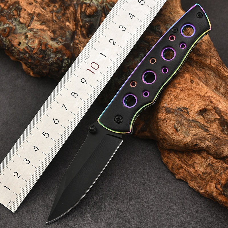 不锈钢户外刀具随身小刀野外求生折叠刀防身迷你小刀多用途水果刀