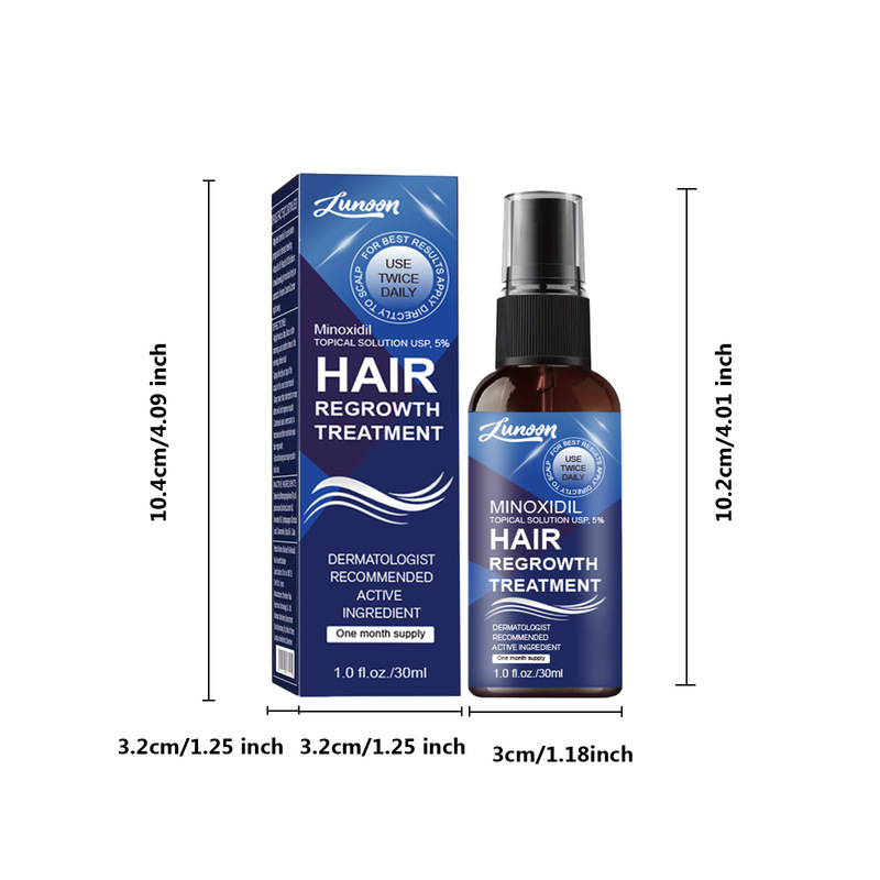 クロスボーダー LUNOON Mi/Nordi/Er スプレー育毛エッセンス 抜け毛防止栄養液 30ml|undefined