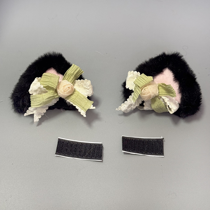 Helmet Accessories Stickers | Universal Auto Parts and Accessories - black-cat-green-lolita