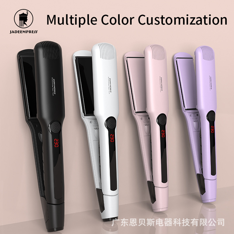 Enbeth hair straightener straightener cross-border fast heat straight roll dual-purpose negative ion splint source manufacturer Iron