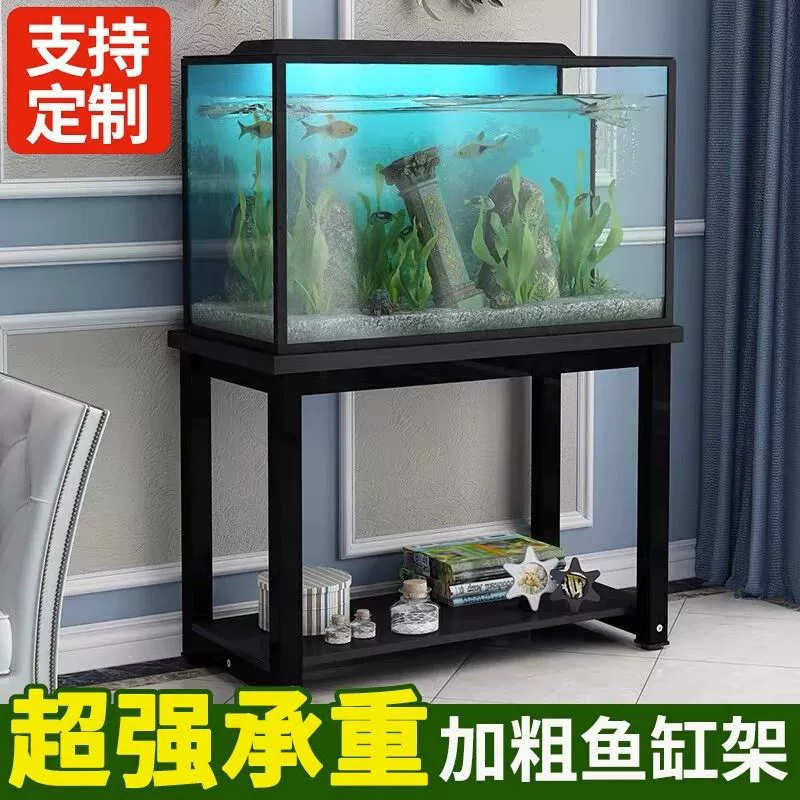 Полка для аквариума Нижний шкаф для аквариума Металлическая основа для аквариума Железный кронштейн Двухслойный стол для аквариума Полка для аквариума