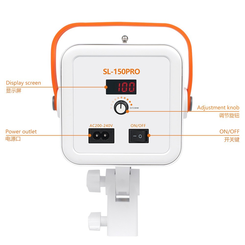Nuevo 150W transmisión en vivo ancla con mercancías luces de luces de luces de luces suaves de ropa de sala de transmisión directa luz de fotografía esférica