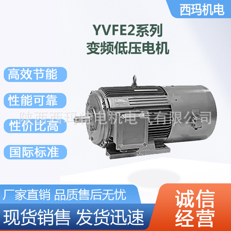 西安 西玛电机YVFE2-3315L2-10极90KW低压变频交流三相异步电动机