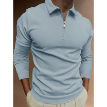 Q 34256 3D print zip polo shirt 3D ӡ������ POLO ���羳