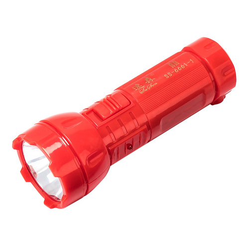 Strong light LED red flashlight rechargeable home lighting for weddings and weddings wedding flashlight