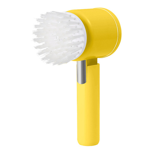 Cross-border multifunctional wireless electric cleaning brush household kitchen scouring pad waterproof handheld pot washing steel wire ball gift