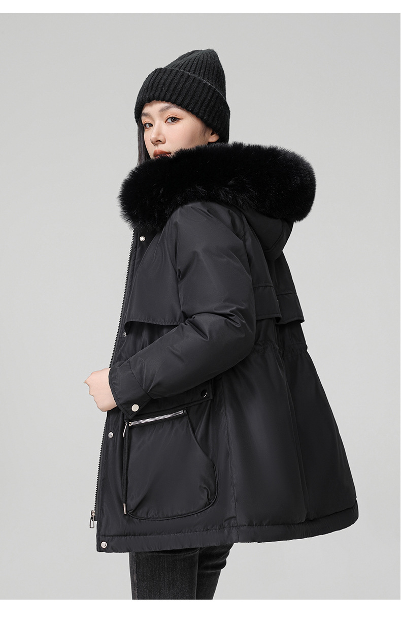 Foreign trade plus veet overcomes women's long 2024 new winter style jacket, slimming and thickening cotton coat, small_voghion.com