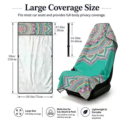 Universal seat cover cushion