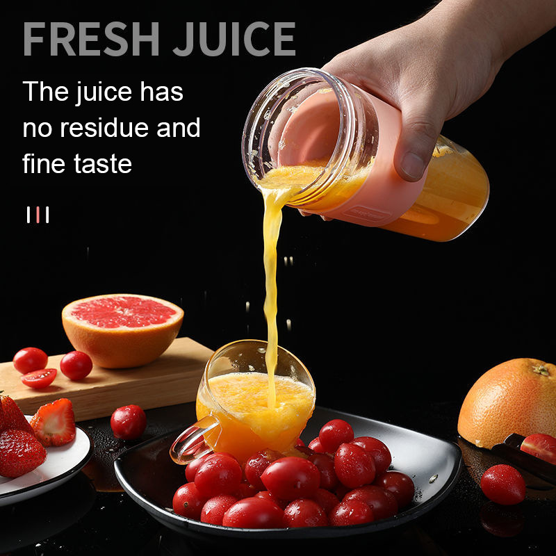 Mini exprimidor de jugo inalámbrico máquina de jugo doméstica mini pequeña máquina de cocina eléctrica portátil para estudiantes jugo frito