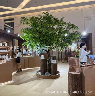 仿真槐樹榆樹假樹造景室內裝飾樹人造樹大型樹仿生綠植簡約景觀