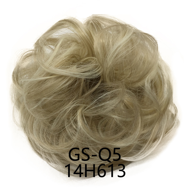 Europa y los Estados Unidos pelucas anillo de pelo de bolas cabeza cuerda elástica peludo natural peludo peludo transfronterizo