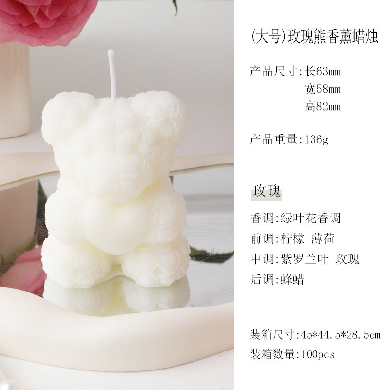 2025 Día de San Valentín lindos pequeños regalos rosas amor osos incienso miel regalo de cumpleaños mano día de San Valentín