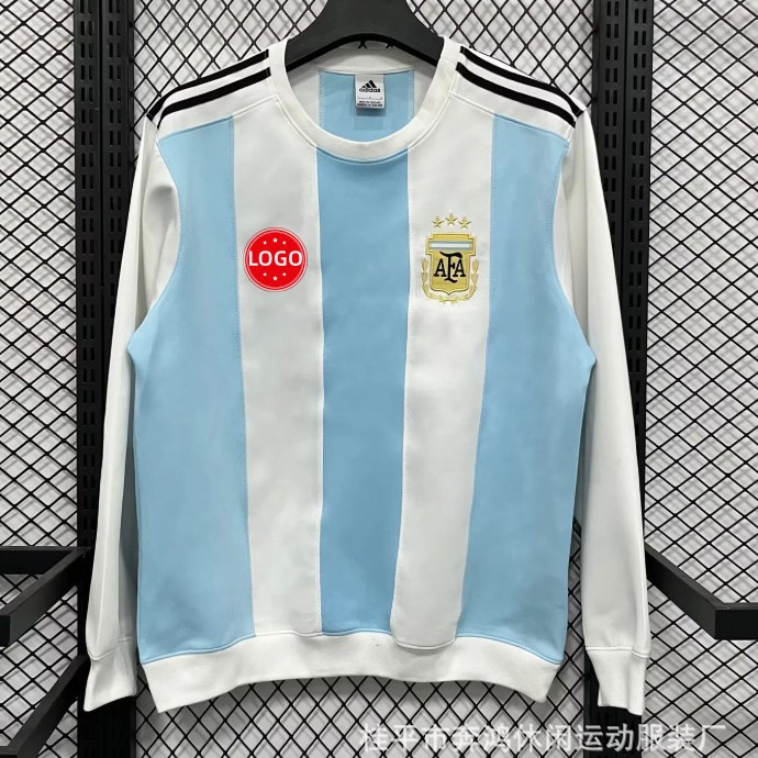 2526 nueva camiseta deportiva al aire libre Argentina Inter Bayern Arsenal camiseta de algodón de manga larga