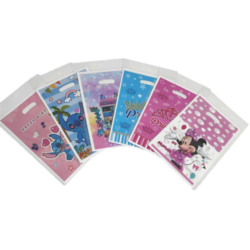 Labbub Ready Stock Children's Birthday Party Gift Bags Return Gift Bags Festival Party Supplies Candy Bags Shimmer Bags
