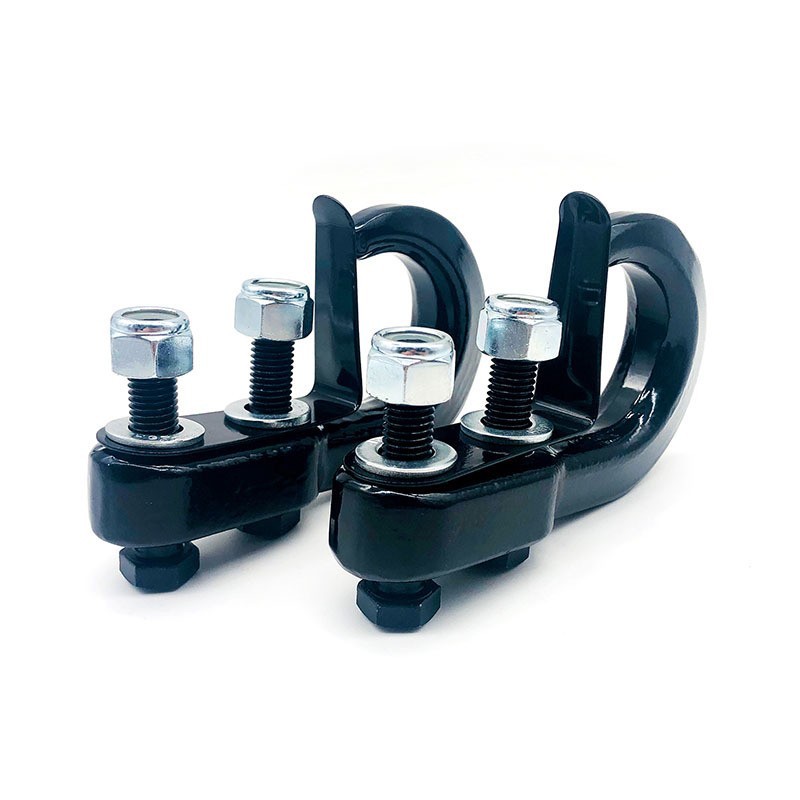 厂家直销拖车牵引钩汽车改装配件开口钩喷黑塑型钩拖车尾钩