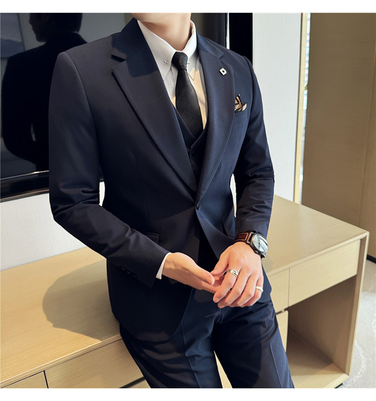 Navy Blue Single Suit / 48 Recommendation 47.50 kg-52.50 kg