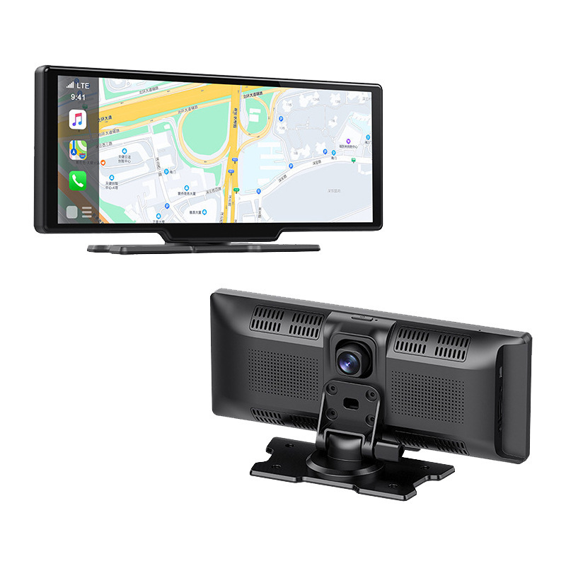 Chezai Carplay Smart Screen Dash Cam Backup Camera Navigation Phone Mirroring (Driving recorder) - 1026-inch-full-screen-single-recording-4kwificarplay