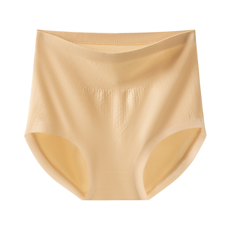 Ladies antibacterianas de cintura alta, damas de cintura alta, estilo fino de verano, transpirable 2024, nueva ropa interior de algodón de color sólido, refrescante