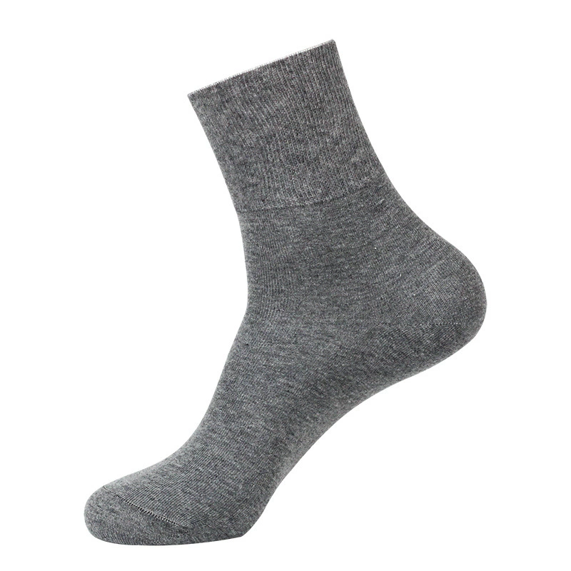 Extra large big socks, plus size, loose fit, for middle age, mid-length