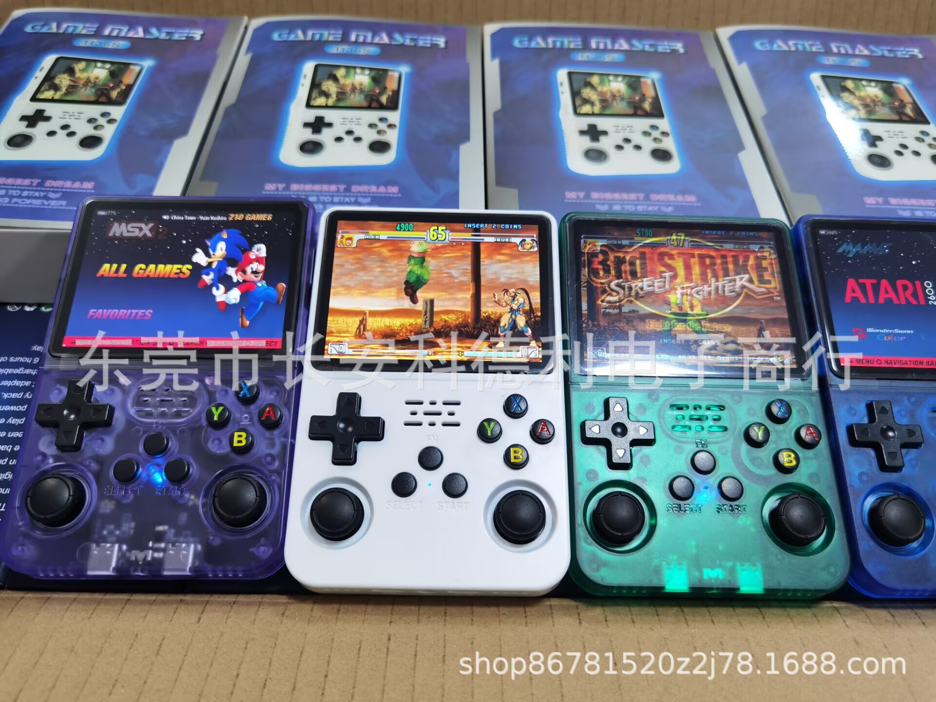 R36s nueva consola de juegos portátil de sistema dual de código abierto retro GBA arcade consola de juegos HD clásica portátil R36