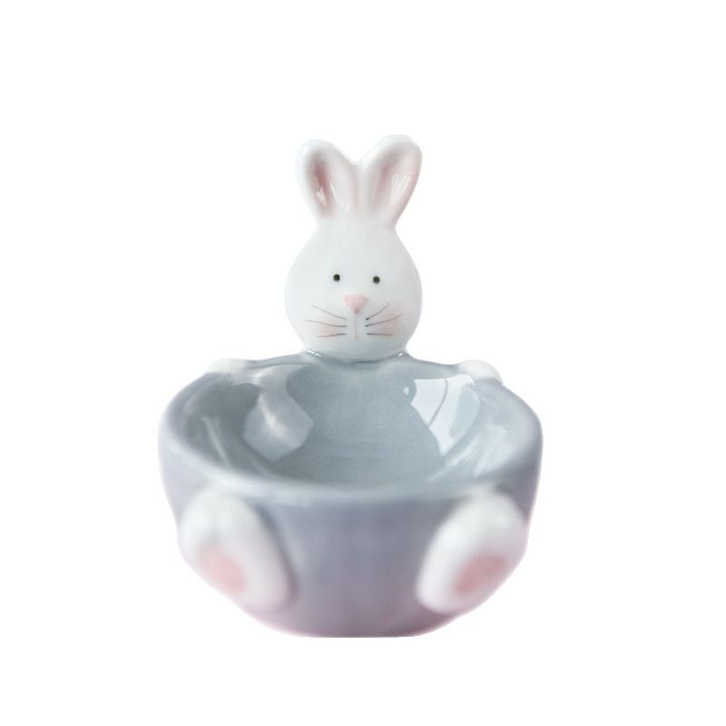 Cerámica huevo de cerámica decorativa de regalo de huevo irregular creativo único desayuno casero decorativo de plato de sabor