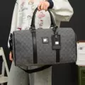 Jacquard Travel Bag - Dark Gray