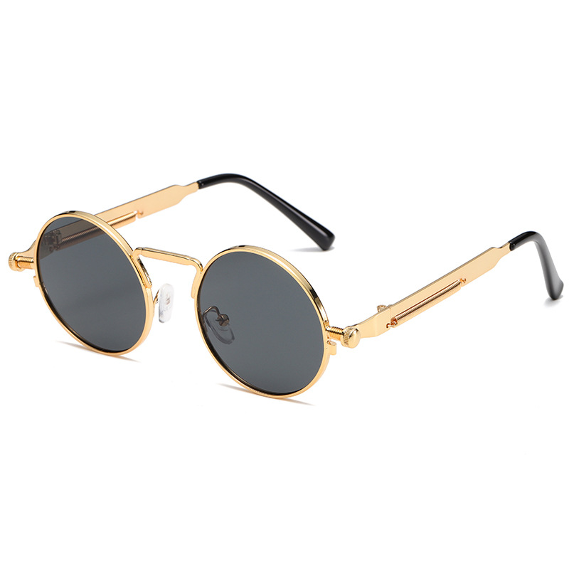 Golden frame black gray film