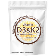 SD3+k2 Vitamin D3 K2 Supplement Softgelsܛz300