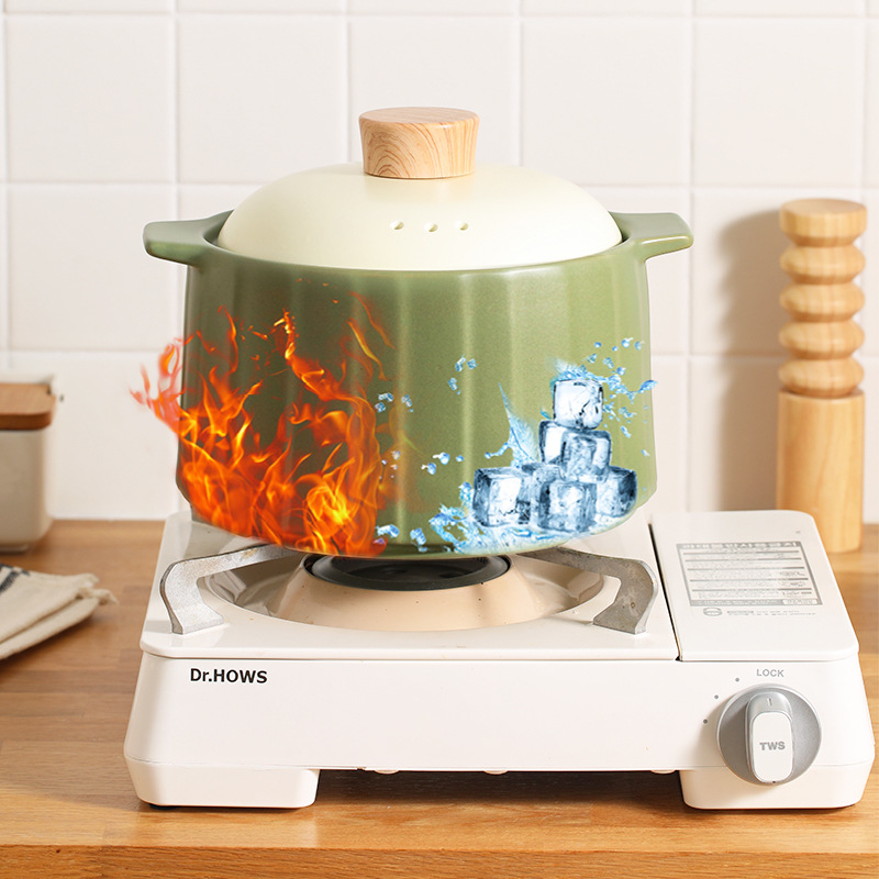 Japanese-Style Casserole Stew Pot Household Gas High Temperature Resistant Clay Pot Rice Soup Pot Soup Pot Gas Stove Large