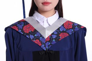 垂布绶带学士服博士服披肩垂布领子大学生学位服毕业服饰毕业典礼-阿里巴巴