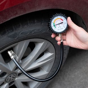 Tire Pressure Gauge Air Pressure Gauge High-precision with Inflatable Head Car Inflatable Tire Pressure Gauge Digital Display Monitor
