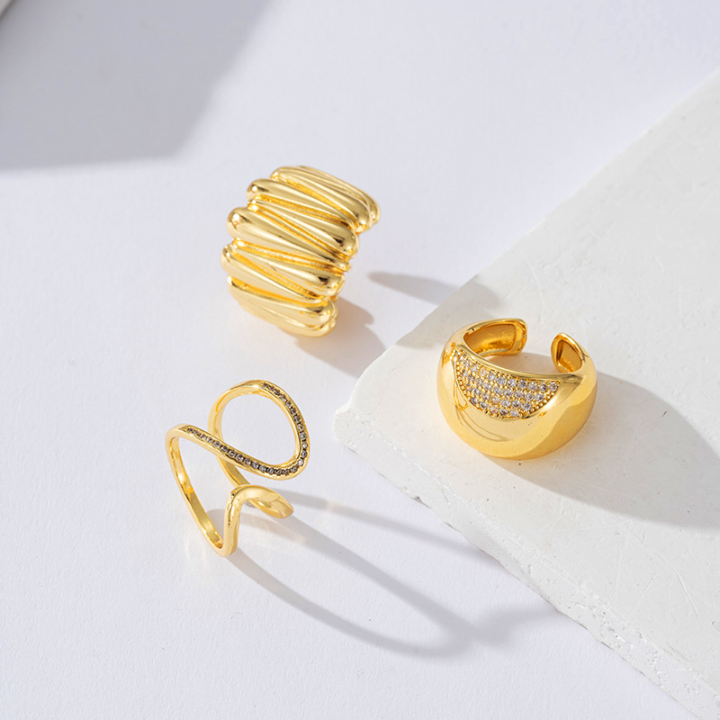 Design one size trend adjustable ring hip-hop style