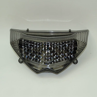 Suitable for Suzuki Bandit GSF 650 1200 1250 modified LED tail light brake turn signal assembly (Motorcycle tail) - smoky-black