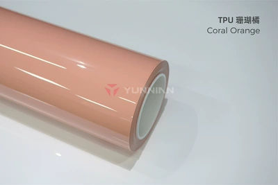 change, full car wrap, cross-border direct, Auto Color Change Film - tpu-coral-orange-15215m