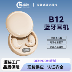 B12 トゥルー ワイヤレス Bluetooth ヘッドセット インイヤー ENC ノイズリダクション 高品質 長いバッテリー寿命 マルチデバイス対応 ワイヤレス ヘッドセット