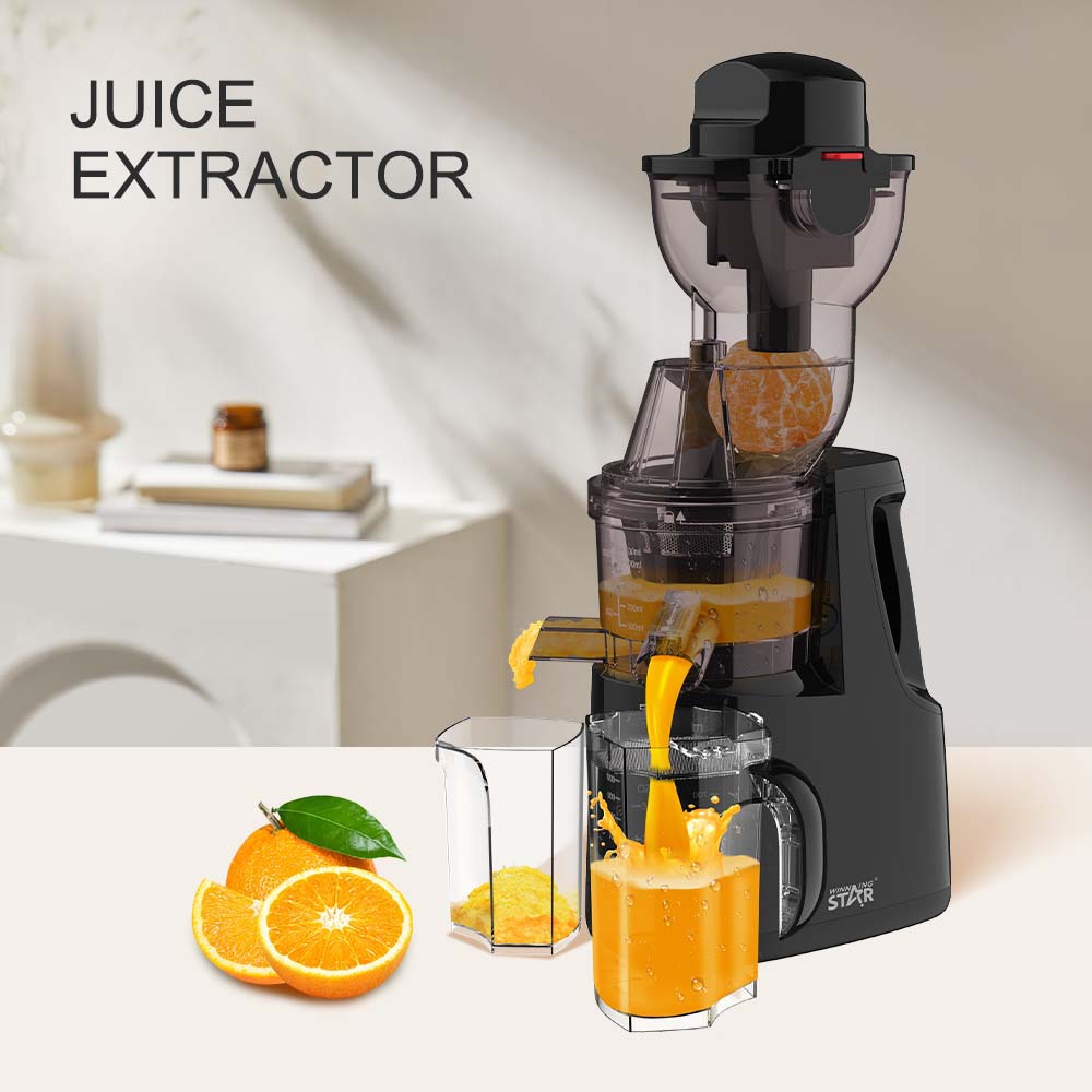 Winningstar hogar transfronterizo gran capacidad 250W separación de orujo máquina de jugo portátil de gran calibre