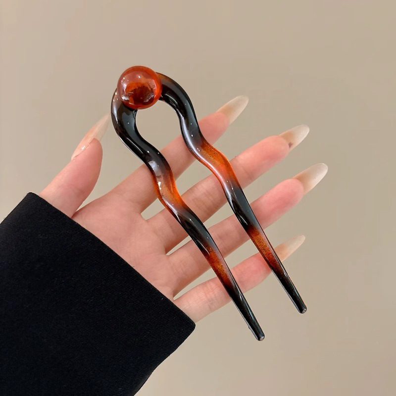 Nausea perla estilo retro pinzas de cabello en forma de U para mujeres pinzas de cabello de alta calidad 2025 pinzas de cabello de verano de alta gama pinzas de cabello accesorios para el cabello