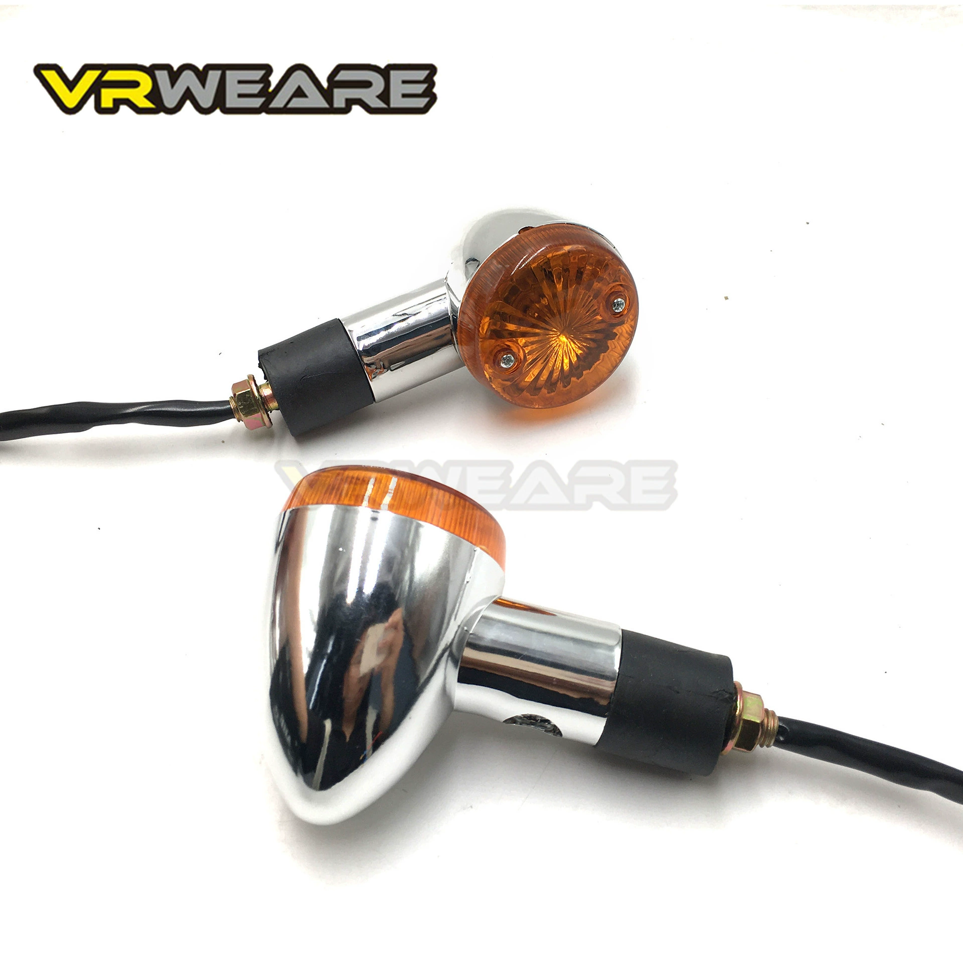 Cross-border hot sale motorcycle vintage large taizi turn signal light Harley universal turning modification light