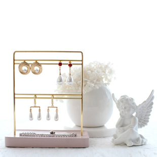 Creative Jewelry Storage Rack Display Rack Pink and Purple Jewelry Rack Set Jewelry Storage Counter Display Rack